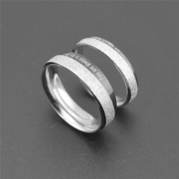 Trendy 6mm Stainless Steel Wedding Band Anillos Fashion Statement Jewelry Romantic Black Letter Finger Rings For Women Gift, Slivery;golden
Trendy 6mm Stainless Steel Wedding Band Anillos Fashion Statement Jewelry Romantic Black Letter Finger Rings For Women Gift, Slivery;golden