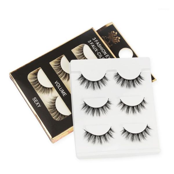 women 3 pairs black faux mink natural cross long thick 3d eye lashes false eyelashes eyes makeup tools1
women 3 pairs black faux mink natural cross long thick 3d eye lashes false eyelashes eyes makeup tools1
