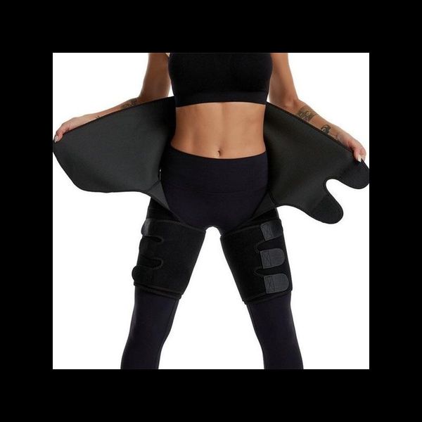 waist support three in one belt and thigh trimmer trainer hip lift bodysuit, Black;gray
waist support three in one belt and thigh trimmer trainer hip lift bodysuit, Black;gray