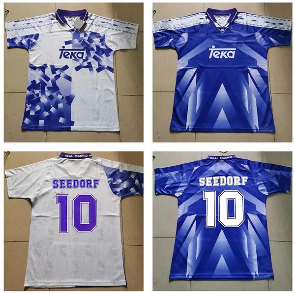 1996 1997 retro soccer jerseys vintage real madrid 96 97 football shirts special version classic home away third raul seedorf roberto carlos, Black;yellow
1996 1997 retro soccer jerseys vintage real madrid 96 97 football shirts special version classic home away third raul seedorf roberto carlos, Black;yellow