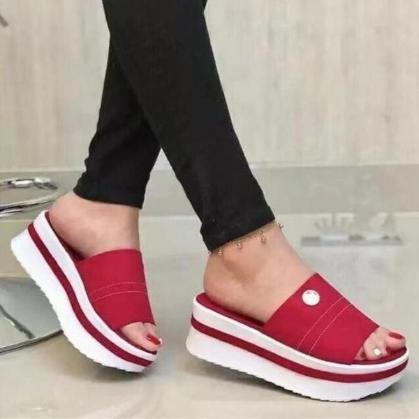 slippers 2021 women's wedges platform sandals summer casual open toe flip flops women light comfortable woman shoes, Black
slippers 2021 women's wedges platform sandals summer casual open toe flip flops women light comfortable woman shoes, Black
