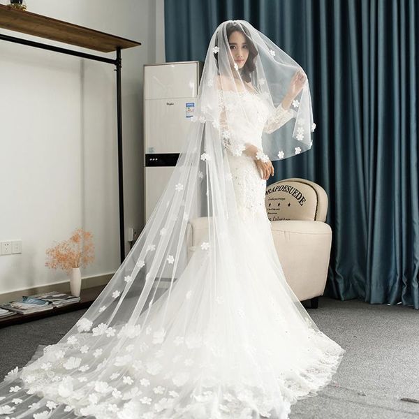 bridal veils 2t wedding veil flowers appliques long bride with comb accessories, Black
bridal veils 2t wedding veil flowers appliques long bride with comb accessories, Black