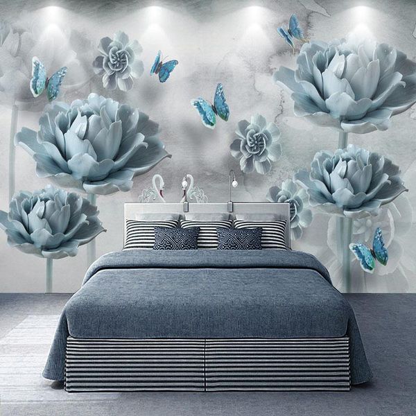 wallpapers custom wall cloth modern fashion romantic swan flowers murals wallpaper living room tv sofa home decor waterproof painting
wallpapers custom wall cloth modern fashion romantic swan flowers murals wallpaper living room tv sofa home decor waterproof painting