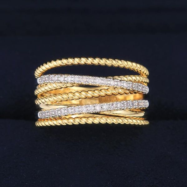 wedding rings european and american exquisite cross twist pattern inlaid zircon ring ladies fashion trend elegant jewelry gift, Slivery;golden
wedding rings european and american exquisite cross twist pattern inlaid zircon ring ladies fashion trend elegant jewelry gift, Slivery;golden