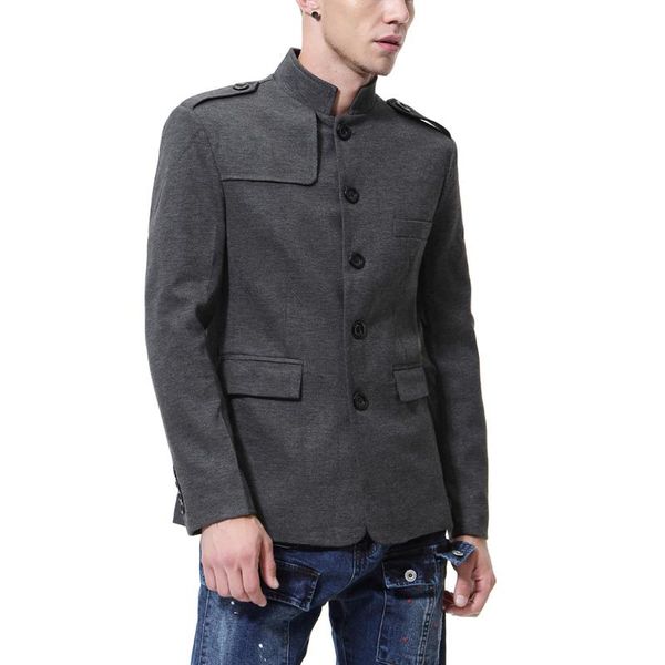 autumn style england casual rome suit coat slim fit small stand collar sun yat-sen costume y015 men's suits & blazers, White;black
autumn style england casual rome suit coat slim fit small stand collar sun yat-sen costume y015 men's suits & blazers, White;black