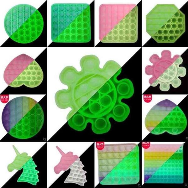 luminous poo-its fidget toys push bubble poppers board rainbow color glow in dark desktoys puzzle finger fun heart flower unicorn shapes gif
luminous poo-its fidget toys push bubble poppers board rainbow color glow in dark desktoys puzzle finger fun heart flower unicorn shapes gif