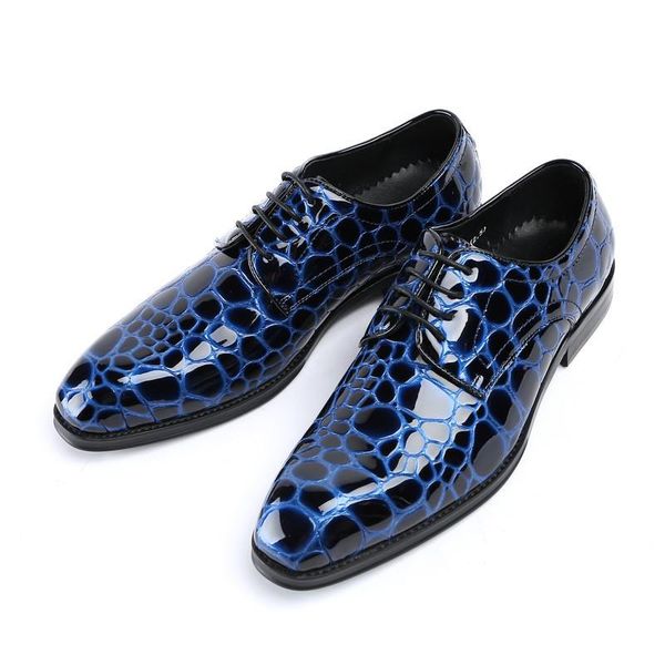 cow patent leather men's shoes, shiny pointed-toe goodyear business suits, breathable single weddi dress shoes, Black
cow patent leather men's shoes, shiny pointed-toe goodyear business suits, breathable single weddi dress shoes, Black