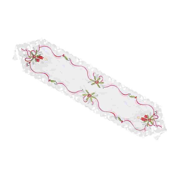 table cloth triangle runner christmas embroidery tablecloth long cover decor for home restaurant el (40*180cm)
table cloth triangle runner christmas embroidery tablecloth long cover decor for home restaurant el (40*180cm)