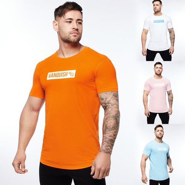 men's t-shirts streetwear cotton t-shirt summer slim round neck short sleeve jogger gym running workout fitness sportswear, White;black
men's t-shirts streetwear cotton t-shirt summer slim round neck short sleeve jogger gym running workout fitness sportswear, White;black
