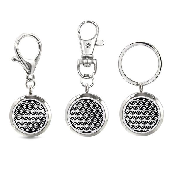 keychains flower of life diffuser keychain locket 30mm stainless steel jewelry lobster clasp with 10pcs pads gift, Silver
keychains flower of life diffuser keychain locket 30mm stainless steel jewelry lobster clasp with 10pcs pads gift, Silver