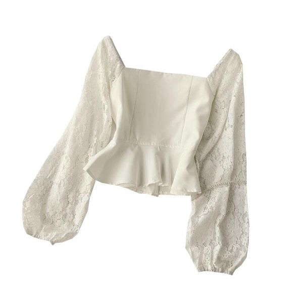 women's white shirt square collar korean blouse casual female elegant autumn clothes women solid with a fluffy sleeve blouses & shirts
women's white shirt square collar korean blouse casual female elegant autumn clothes women solid with a fluffy sleeve blouses & shirts