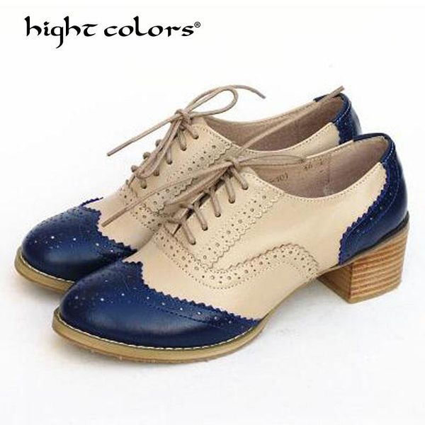 dress shoes genuine leather oxford for women thick with high heels 2021 fashion brogue sapatos femininos zapatos mujer, Black
dress shoes genuine leather oxford for women thick with high heels 2021 fashion brogue sapatos femininos zapatos mujer, Black