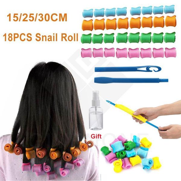 magic curler portable hairstyle durable beauty makeup curling tool diy 18 piece snail cur1, Black
magic curler portable hairstyle durable beauty makeup curling tool diy 18 piece snail cur1, Black