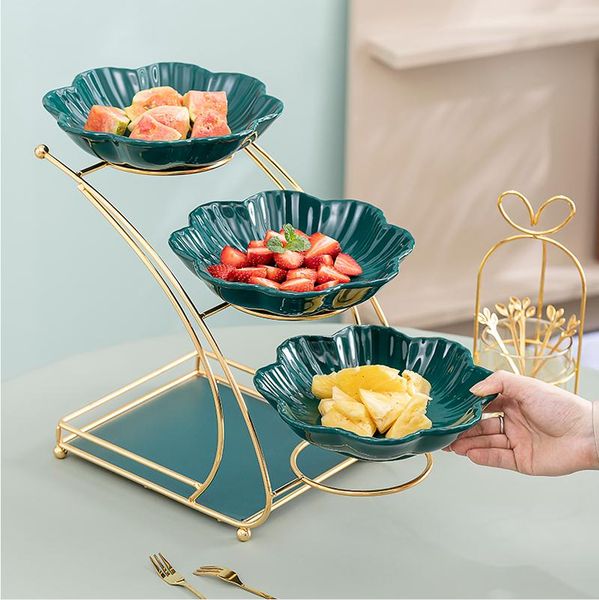 dishes & plates european-style multi-layer ceramic fruit plate metal frame living room home coffee table snack candy
dishes & plates european-style multi-layer ceramic fruit plate metal frame living room home coffee table snack candy