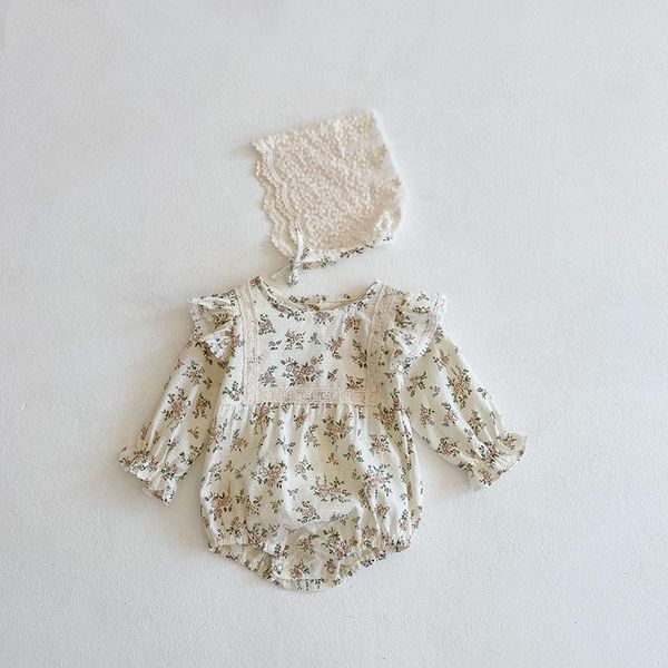 baby floral clothes toddler girls bodysuit infant jumpsuit with lace hat outerwear rompers, Blue
baby floral clothes toddler girls bodysuit infant jumpsuit with lace hat outerwear rompers, Blue