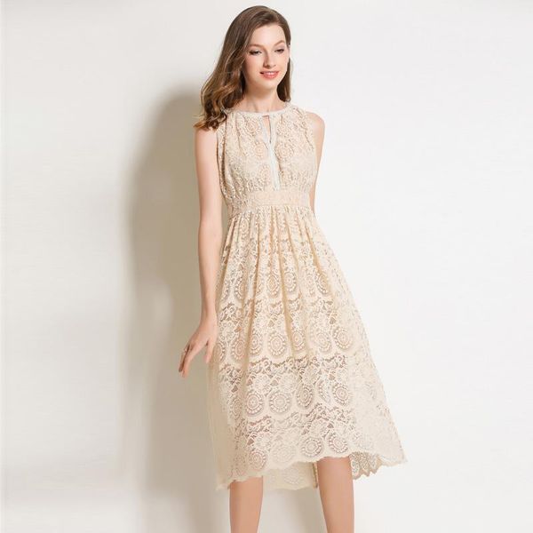 casual dresses simgent beading dress summer halter sleeveless a line midi long lace women vestidos jurken femme robe sg1475, Black;gray
casual dresses simgent beading dress summer halter sleeveless a line midi long lace women vestidos jurken femme robe sg1475, Black;gray
