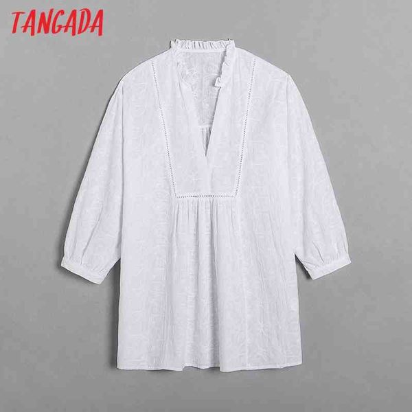 women oversized embroidery romantic blouse long sleeve chic female shirt 6h7 210416, White
women oversized embroidery romantic blouse long sleeve chic female shirt 6h7 210416, White