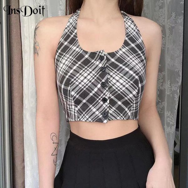insdoit harajuku vintage gothic clothes women streetwear halter sleeveless camis corset backless fashion slim crop women's tan, White
insdoit harajuku vintage gothic clothes women streetwear halter sleeveless camis corset backless fashion slim crop women's tan, White