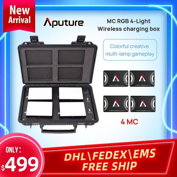 aputure al mc 4pcs kit led light 12 lights wireless charging box set rgb pography fill video portrait shooting flash heads
aputure al mc 4pcs kit led light 12 lights wireless charging box set rgb pography fill video portrait shooting flash heads