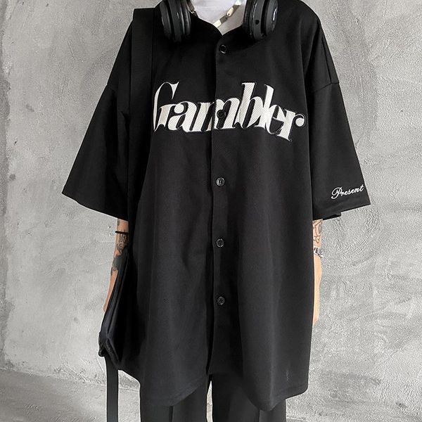 women's blouses & shirts houzhou black baseball women and men harajuku hip hop streetwear gothic oversize short sleeve korean style blo, White
women's blouses & shirts houzhou black baseball women and men harajuku hip hop streetwear gothic oversize short sleeve korean style blo, White