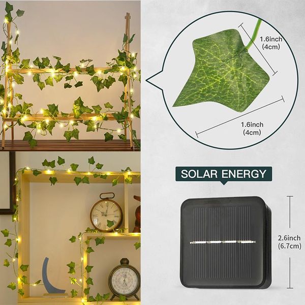 solar lamps led light outdoor leaf string lights 50/100led fairy garland christmas terrace waterproof lamp for garden decoration
solar lamps led light outdoor leaf string lights 50/100led fairy garland christmas terrace waterproof lamp for garden decoration