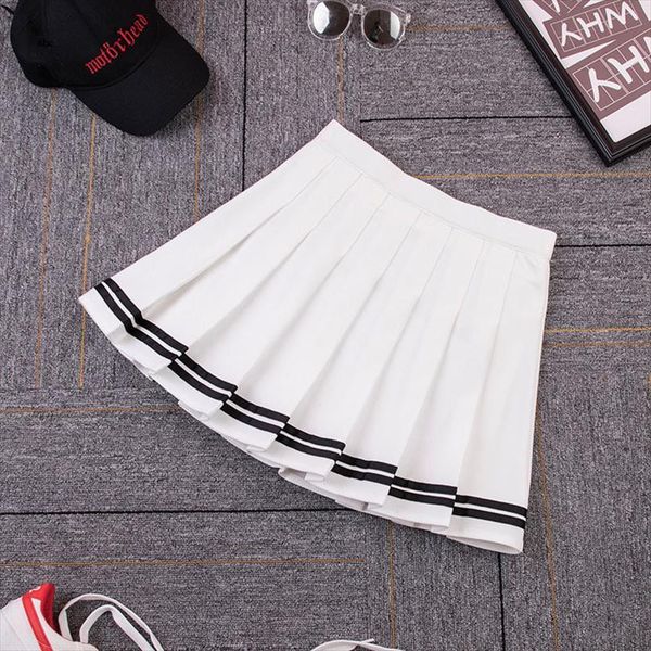 summer plaid high waist women skirts stitching student pleated cute sweet girls dance mini xs 2xl, Black
summer plaid high waist women skirts stitching student pleated cute sweet girls dance mini xs 2xl, Black