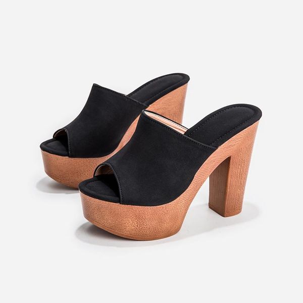 slippers shoes woman 2021 heels peep toe square heel pantofle luxury slides high summer block designer rubber pu rome s, Black
slippers shoes woman 2021 heels peep toe square heel pantofle luxury slides high summer block designer rubber pu rome s, Black