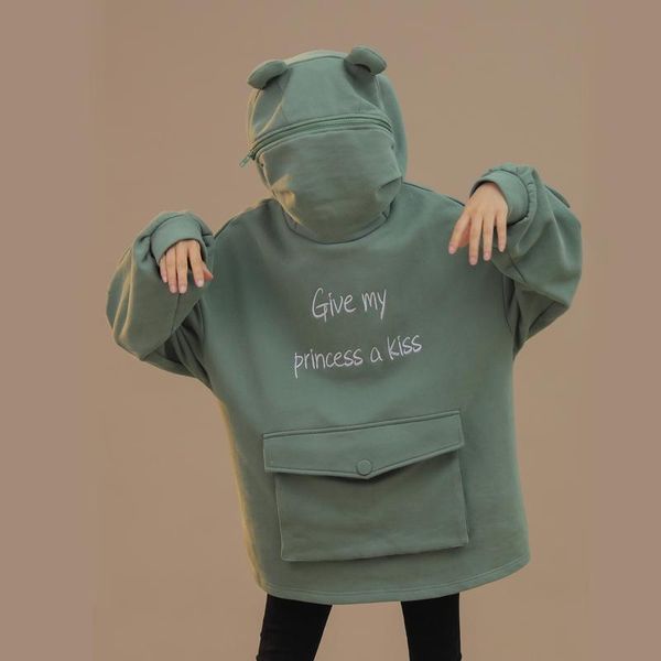 women's hoodies & sweatshirts women frog pullover letters print cute harajuku loose sweatshirt avocado green hooded lovely thick autum, Black
women's hoodies & sweatshirts women frog pullover letters print cute harajuku loose sweatshirt avocado green hooded lovely thick autum, Black
