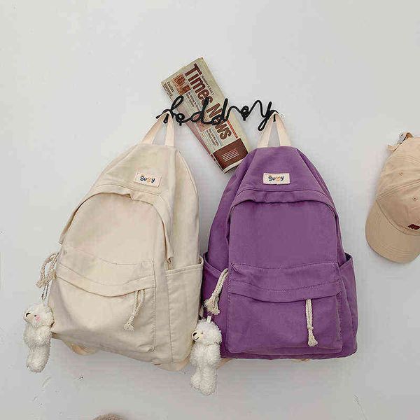 cgcbag 2021 harajuku simple backpack women canvas waterproof school bags for teenagers large capacity travel bag female backpack y1105
cgcbag 2021 harajuku simple backpack women canvas waterproof school bags for teenagers large capacity travel bag female backpack y1105