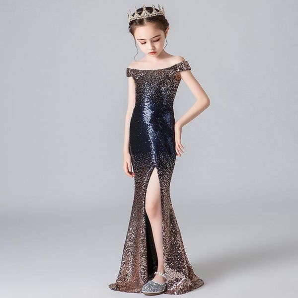 girls prom evening bridesmaid princess dress children clothing wedding word long slim elegant ethnic, Red
girls prom evening bridesmaid princess dress children clothing wedding word long slim elegant ethnic, Red