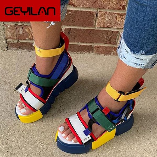 fashion high platform sandals women shoes summer super heels ladies casual wedge chunky gladiator, Black
fashion high platform sandals women shoes summer super heels ladies casual wedge chunky gladiator, Black