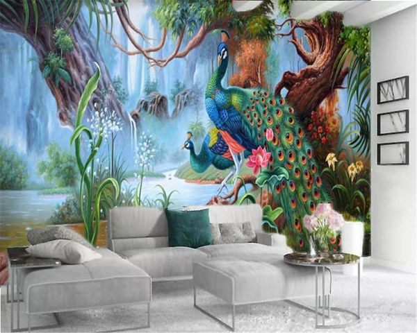 wallpapers 3d bedroom wallpaper fantasy forest creek couple peacock living room tv background wall
wallpapers 3d bedroom wallpaper fantasy forest creek couple peacock living room tv background wall