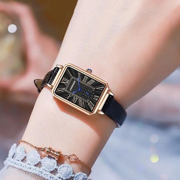 wristwatches brand fashion small square watch for women mesh steel leather strap casual business women's waterproof female, Slivery;brown
wristwatches brand fashion small square watch for women mesh steel leather strap casual business women's waterproof female, Slivery;brown