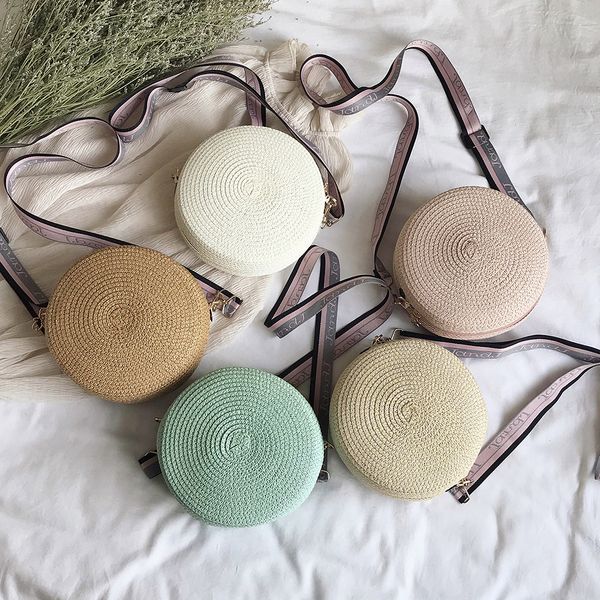 round straw beach bag vintage handmade woven shoulder bag raffia circle rattan bags bohemian summer vacation travel casual bags
round straw beach bag vintage handmade woven shoulder bag raffia circle rattan bags bohemian summer vacation travel casual bags