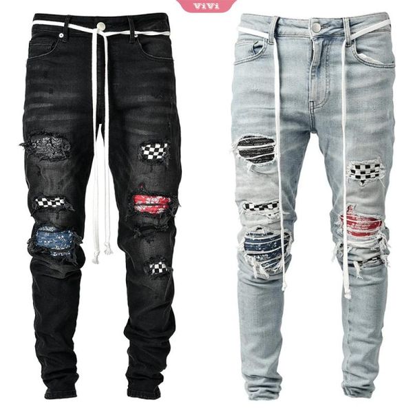 men's jeans 2021 ripped pencil slim trousers casual thin denim classic youth jogging pants, Blue
men's jeans 2021 ripped pencil slim trousers casual thin denim classic youth jogging pants, Blue