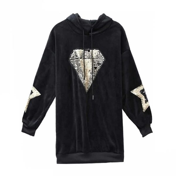 perhaps u women black velvet long fleece hooded dress sequined diamond star bling loose gold hip pop pullover punk h0042 210529
perhaps u women black velvet long fleece hooded dress sequined diamond star bling loose gold hip pop pullover punk h0042 210529