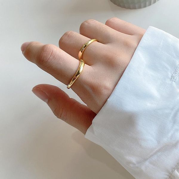 cluster rings ghidbk dainty 925 sterling silver curved femme chic minimalist plain statement geometric ring demo awesome jewelry, Golden;silver
cluster rings ghidbk dainty 925 sterling silver curved femme chic minimalist plain statement geometric ring demo awesome jewelry, Golden;silver