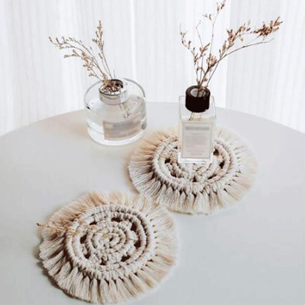 macrame placemats cup mat bohemia tablecloth pad northern europe style pure handcrafted cotton braid insulation mats & pads
macrame placemats cup mat bohemia tablecloth pad northern europe style pure handcrafted cotton braid insulation mats & pads