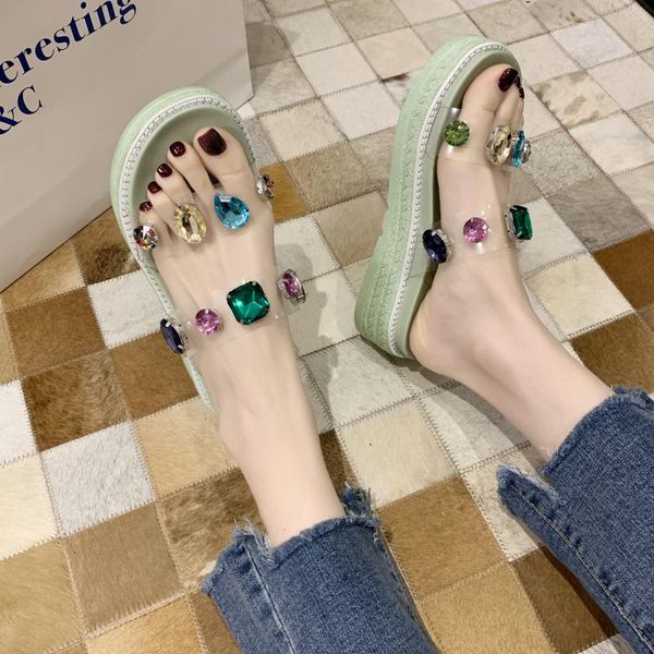 slippers 2021 female summer thick bottom sandals and women wear muffin soles fish mouth waterproof platform z621, Black
slippers 2021 female summer thick bottom sandals and women wear muffin soles fish mouth waterproof platform z621, Black