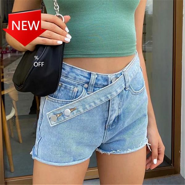 women's jeans denim shorts high waist 2021 oblique belt hem elastic slim fit slimming hip pants, Blue
women's jeans denim shorts high waist 2021 oblique belt hem elastic slim fit slimming hip pants, Blue