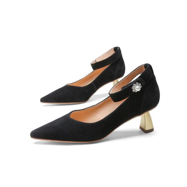 concise style sheep suede mature streetwear pointed toe high strange heel hook loop office lady soft women pumps l07 dress shoes, Black
concise style sheep suede mature streetwear pointed toe high strange heel hook loop office lady soft women pumps l07 dress shoes, Black