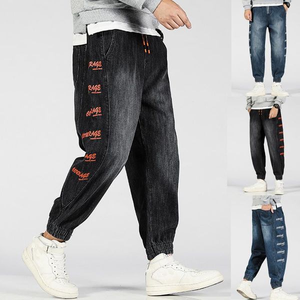 men's pants male trousers casual fashion loose printing patchwork pockets outdoors jean long pantalon hombre sweatpants, Black
men's pants male trousers casual fashion loose printing patchwork pockets outdoors jean long pantalon hombre sweatpants, Black