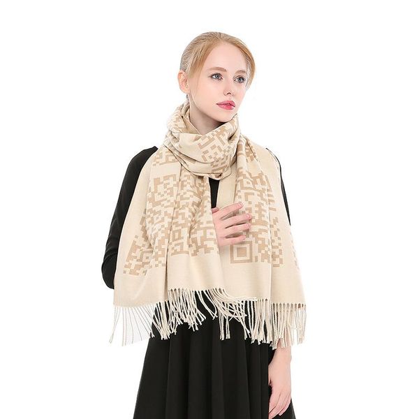 scarves women's mosaic print cashmere solid warm shawl lady's plaid tassels scarf, Blue;gray
scarves women's mosaic print cashmere solid warm shawl lady's plaid tassels scarf, Blue;gray