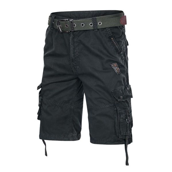 men's shorts 2021 summer overalls straight large size wash back casual multi-pocket loose five-point pants, White;black
men's shorts 2021 summer overalls straight large size wash back casual multi-pocket loose five-point pants, White;black