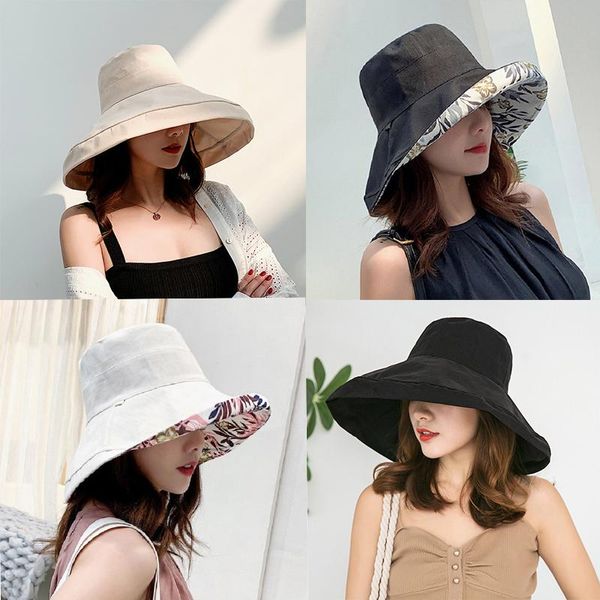 wide brim hats women bucket hat four seasons panama fisherman lady girl big foldable sun visor sunhat, Blue;gray
wide brim hats women bucket hat four seasons panama fisherman lady girl big foldable sun visor sunhat, Blue;gray