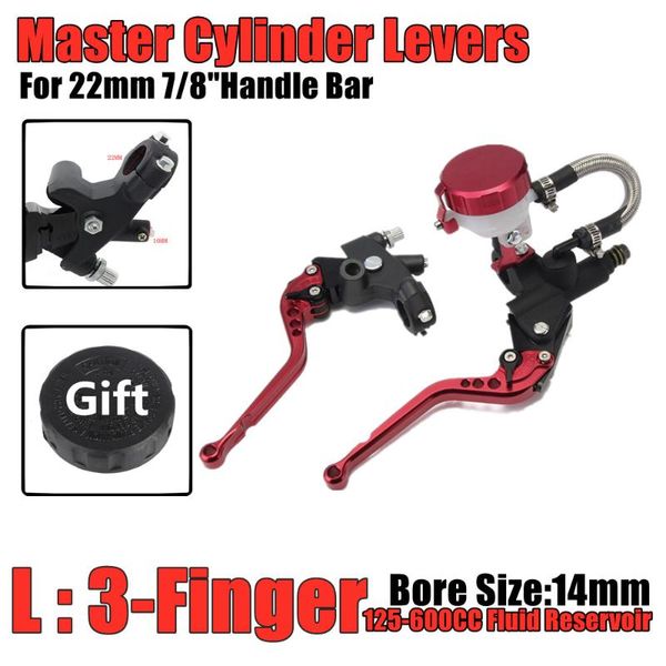 motorcycle brakes 22mm 3 2 finger adjustable universal red hydraulic master cylinder brake clutch levers fluid reservoir 125-600cc d20
motorcycle brakes 22mm 3 2 finger adjustable universal red hydraulic master cylinder brake clutch levers fluid reservoir 125-600cc d20