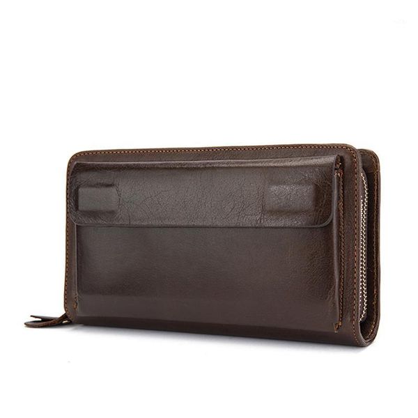 wallets 100% genuine leather men purse long vintage card holder zipper for large capacity passport cover male clutch1, Red;black
wallets 100% genuine leather men purse long vintage card holder zipper for large capacity passport cover male clutch1, Red;black