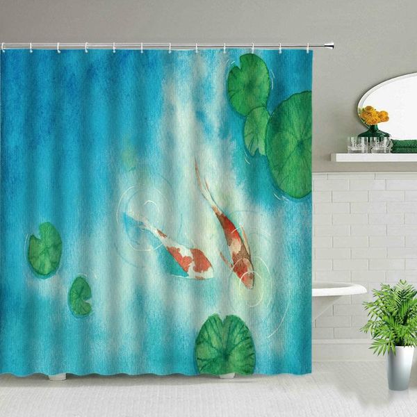 shower curtains chinese style lucky carp pattern curtain bathroom renovation home decoration
shower curtains chinese style lucky carp pattern curtain bathroom renovation home decoration