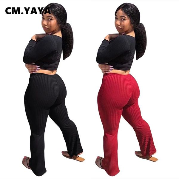 cm. autumn knitted women elastic pants leggings high waist ribbed flare bellbottom trousers draped jogger sweatpants women's & capris, Black;white
cm. autumn knitted women elastic pants leggings high waist ribbed flare bellbottom trousers draped jogger sweatpants women's & capris, Black;white