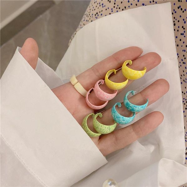 dangle & chandelier aomu 2021 korea fashion geometric circle macaron color dots spray paint metal stud earrings for women jewelry accessorie, Silver
dangle & chandelier aomu 2021 korea fashion geometric circle macaron color dots spray paint metal stud earrings for women jewelry accessorie, Silver